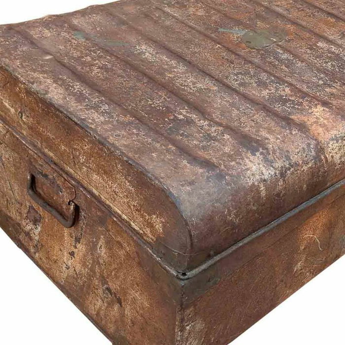 Valise décorative Alexandra House Living Marron Fer Style artisanal 49 x 33 x 71 cm