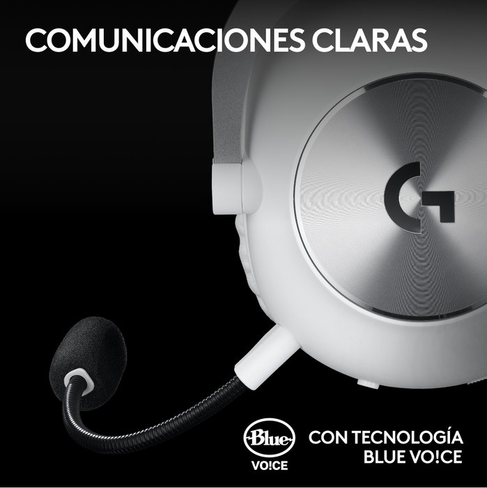 Logitech G Pro X Casque Gaming sans fil Bluetooth 50mm Graphene 50h autonomie avec micro
