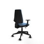 PIQUERAS Y CRESPO Chaise de bureau Elche CP Bali bleu ciel