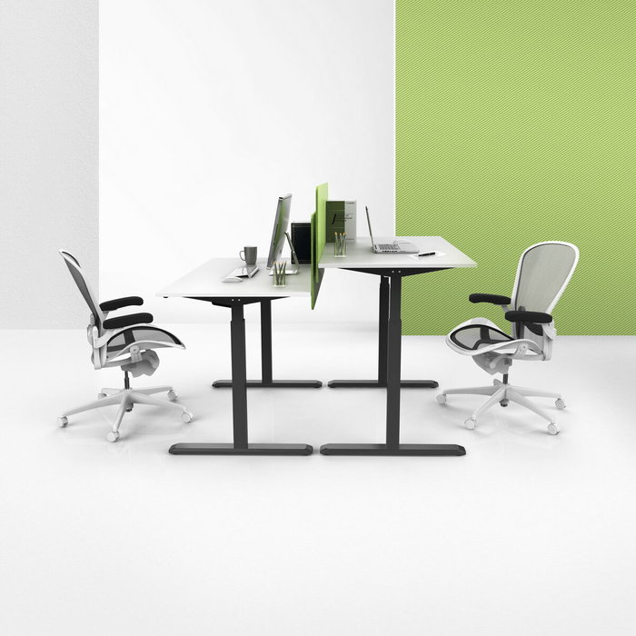 Support de bureau motorisé Aisens DF01B-079 Noir Acier Support de bureau motorisé Aisens DF01B-079 Noir Acier