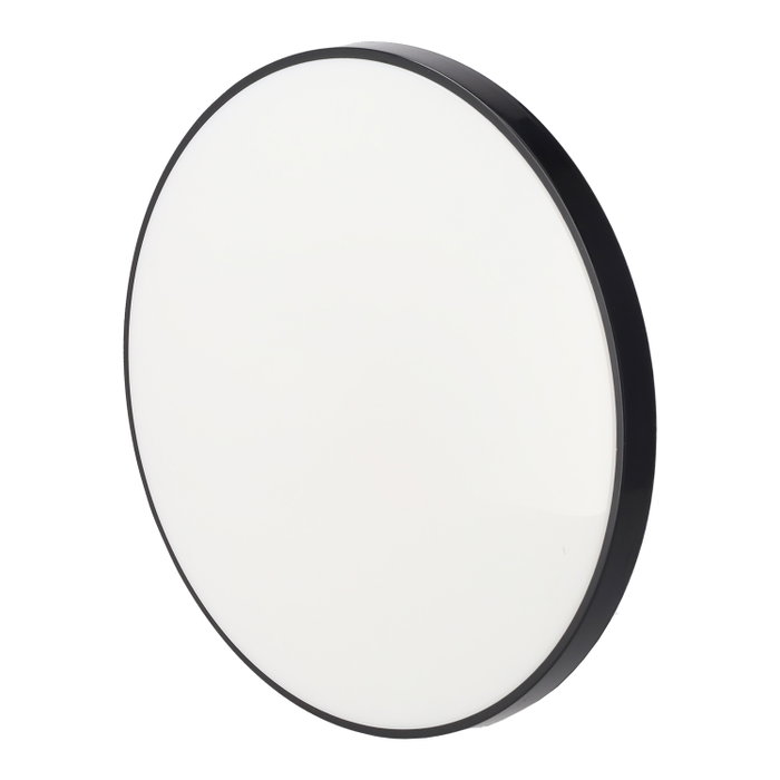 Plafonnier LED d'extérieur 15 W 1 500 lm CCT Finition noire