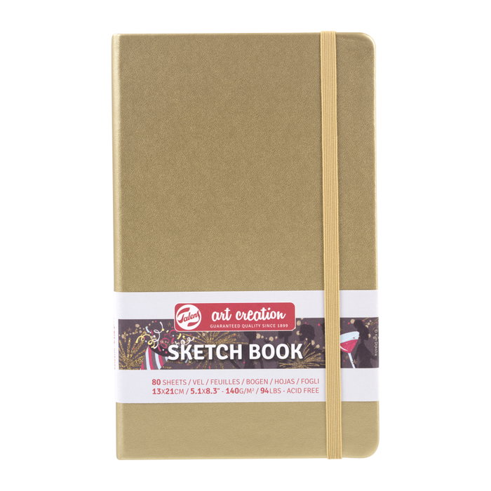 Talens Art Creation Carnet de Croquis Blanc Doré 13 x 21 cm 140 g 80 Feuilles Talens Art Creation Carnet de Croquis Blanc Doré 13 x 21 cm 140 g 80 Feuilles