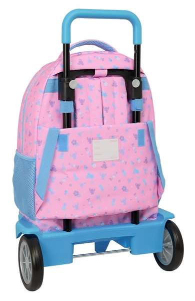 Safta Mochila grande à roulettes Compact Evolution Extérieur Stitch "Bright" 33x45x22 cm - Sac à dos pour enfants, 36 mois+ Safta Mochila grande à roulettes Compact Evolution Extérieur Stitch "Bright" 33x45x22 cm - Sac à dos pour enfants, 36 mois+