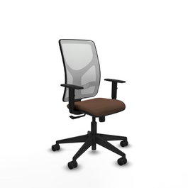 PIQUERAS Y CRESPO Chaise Motilla Synchro Marron foncé et Blanc