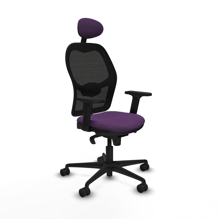 Piqueras y Crespo Chaise de Bureau avec Appui-tête 2D036N1 Violet Piqueras y Crespo Chaise de Bureau avec Appui-tête 2D036N1 Violet