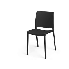 GIFTDECOR Silla Lisa Negra