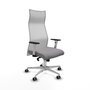 Piqueras y Crespo Chaise de Bureau Albacete, Gris et Blanc
