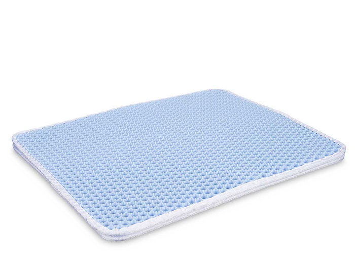 Mascow Felpudo Arenero Double Couche Bleu 45 x 60 cm (Set de 12)