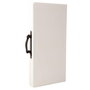 Color Baby Lifetime80273 Table carrée pliante en deux, blanche 86 x 86 x 74 cm, plastique et acier - Modèles assortis