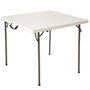 Lifetime Table Pliable Carrée Blanche 86 x 86 x 74 cm