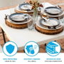 Lifetime Table Pliable Carrée Blanche 86 x 86 x 74 cm