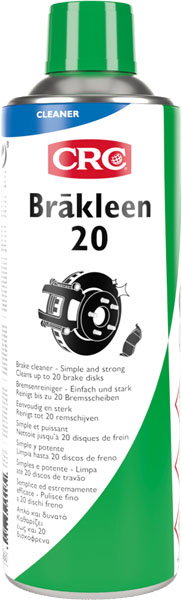 CRC Brakleen 20 Nettoyant de disques de frein Spray 500 ml CRC Brakleen 20 Nettoyant de disques de frein Spray 500 ml