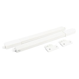 HERRAJES ALK Jeu de Varillas Rectangulaires Qube Blanc 550mm pour Tiroir