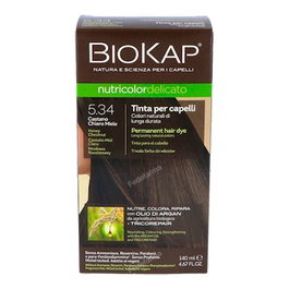 BIOKAP Teinture Honey Chestnut castaño miel claro 5.34