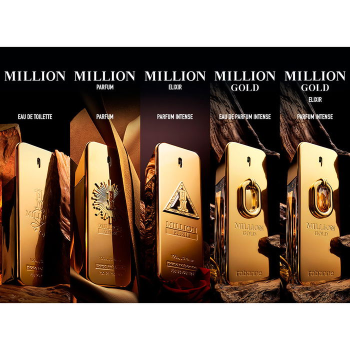 Rabanne Million Gold Elixir Parfum Intense EDP Vaporisateur 50 ml Homme