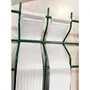 Nature Rouleau Occultant PVC Aspect Bois 50 m x 48 mm - 100 Clips Inclus - Pour Grillages