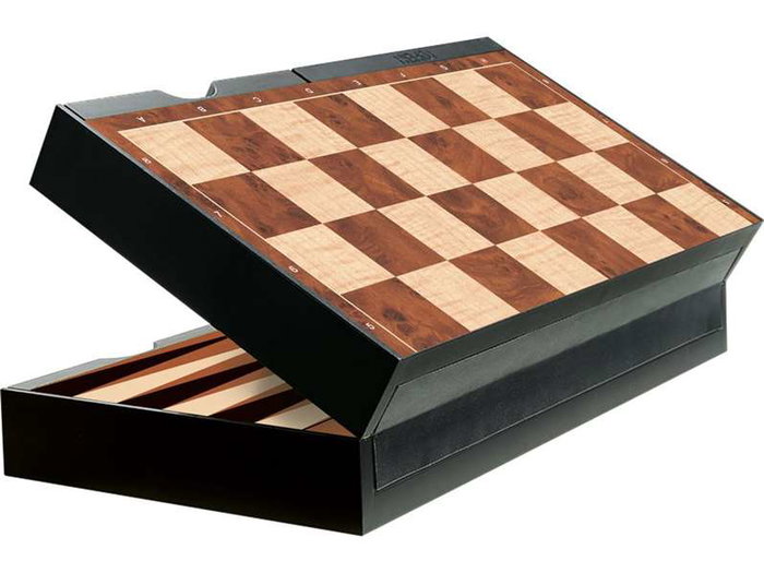 Cayro Jeu de voyage magnétique 3 en 1 : Échecs, Dames, Backgammon - À partir de 3 ans