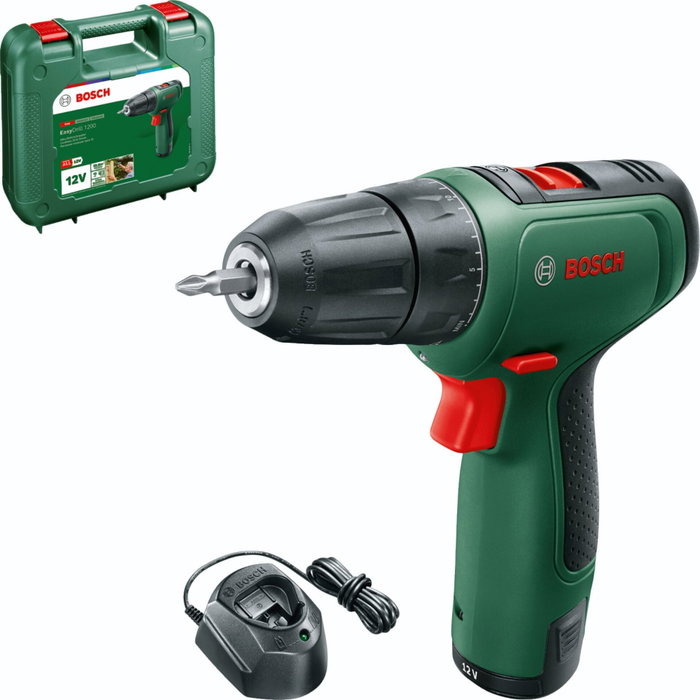 Bosch EasyDrill 1200 Perceuse-visseuse sans-fil (1 batterie 18V-1,5Ah + chargeur)
