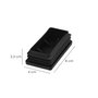 WOLFPACK LINEA PROFESIONAL Embouts de protection rectangulaires en plastique Noir 80x40 mm (Lot de 100)