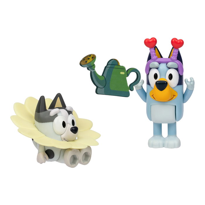Moose Pack de 2 Figurines Bluey Thème Chef - Référence 18912 - Version Espagnol - À Partir de 3 Ans