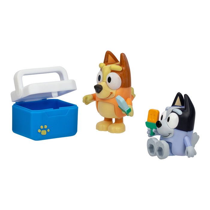 Moose Pack de 2 Figurines Bluey Thème Chef - Référence 18912 - Version Espagnol - À Partir de 3 Ans