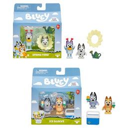 Moose Pack de 2 Figurines Bluey Thème Chef - Référence 18912 - Version Espagnol - À Partir de 3 Ans