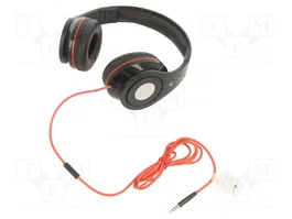 GEMBIRD Écouteurs avec microphone noir Jack 3,5mm