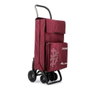 Rolser Caddie de courses thermique MF 4.2 Tour 50 kg 46 L avec poche isotherme 8 L, bordeaux