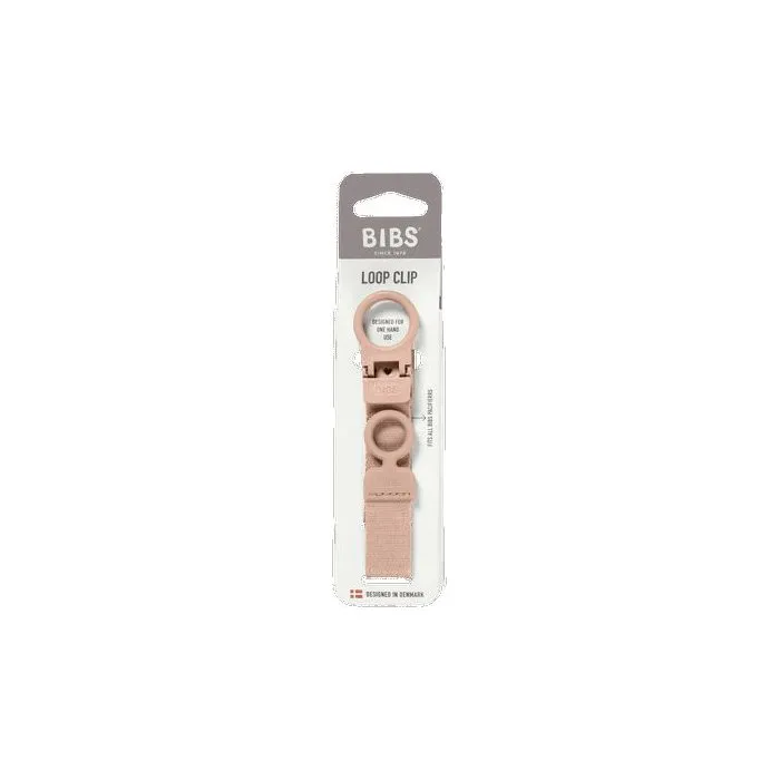 Bibs Attache sucette Clip Loop - Blush