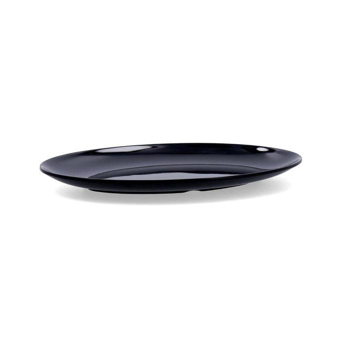 Quid Bandeja Oval Select Basic en Mélamine Noire Brillante 30,5x21,2 cm Extra Forte