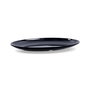 Quid Bandeja Oval Select Basic en Mélamine Noire Brillante 30,5x21,2 cm Extra Forte