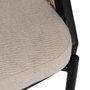 BigBuy Home Chaise de Salle à Manger Noir Naturel