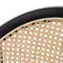 BigBuy Home Chaise de Salle à Manger Noir Naturel