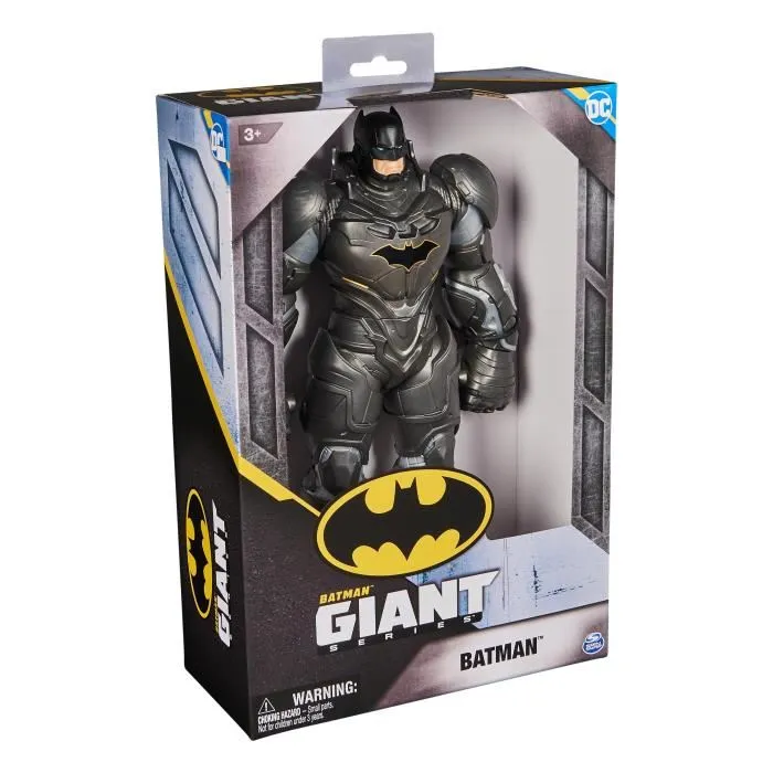 Spin Master Figurine articulée Batman Giant Series - Grand format ~30 cm - Figurine articulée Batman en armure - Jouet à partir de 3 ans