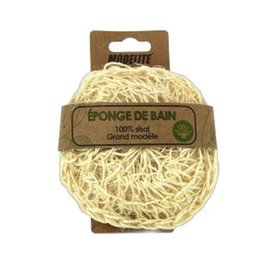 MODELITE NATURE Éponge de bain en 100 % sisal, grande taille