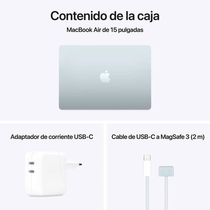 Apple MacBook Air 15 pouces M4 16 Go RAM 256 Go SSD Bleu ciel Apple MacBook Air 15 pouces M4 16 Go RAM 256 Go SSD Bleu ciel