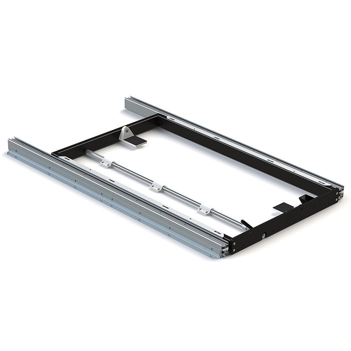 POTTKER ACE 58 Bastidor de table extensible en acier 1400mm+800mm pour plateau fixe POTTKER ACE 58 Bastidor de table extensible en acier 1400mm+800mm pour plateau fixe