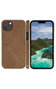 dbramante1928 Lynge Étui Portefeuille pour iPhone 14 Plus en Cuir Pleine Fleur Détachable, Protection Chocs, Chargement Sans Fil, Blocage RFID, Tan
