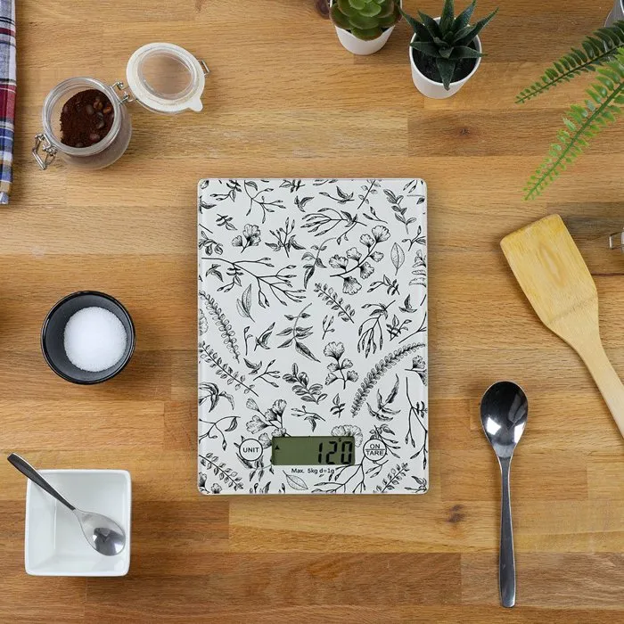 Livoo Balance de cuisine électronique DOM451FL avec plateau en verre