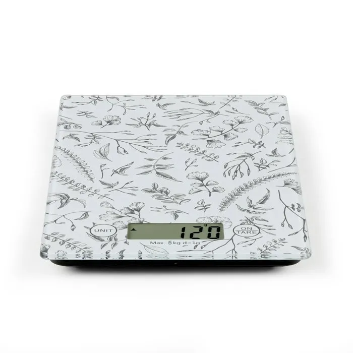 Livoo Balance de cuisine électronique DOM451FL avec plateau en verre
