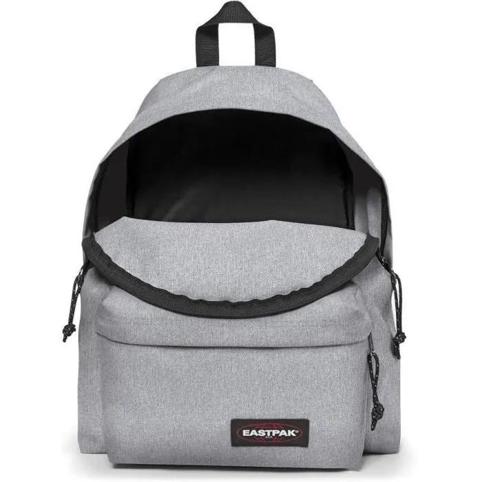 Eastpak Padded Pak'R - Sac à dos 24 litres - Sunday Grey - Design minimaliste avec poche avant