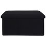 Home Deco Factory Pouf Pliable Atom Noir