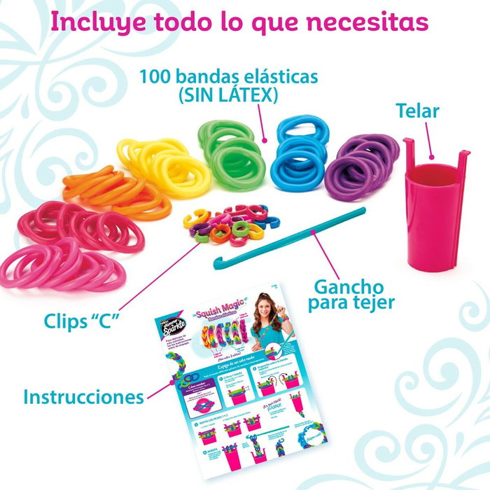 Kit de création de bracelets Cra-Z-Art Plastique 3,4 x 0,3 x 2,7 cm 4 x 8 x 3,5 cm (4 Unités) Kit de création de bracelets Cra-Z-Art Plastique 3,4 x 0,3 x 2,7 cm 4 x 8 x 3,5 cm (4 Unités)
