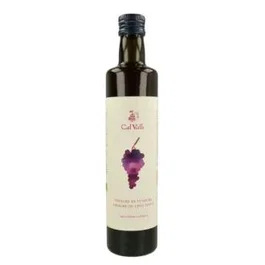 Cal Valls Vinaigre de Vin Noir Cabernet 500 ml Bio, Artisanal Non Pasteurisé