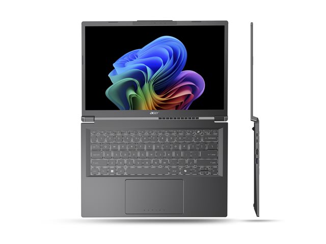 Acer Aspire 14 AI A14-52M-226V Ordinateur Portable Intel Core Ultra 5 16 Go RAM OLED 14" WUXGA SSD 512 Go Windows 11 Gris