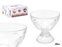 Vivalto Copa à Glace en Verre avec Pied Transparente 11.5x10.5x11.5 cm (Set de 24)