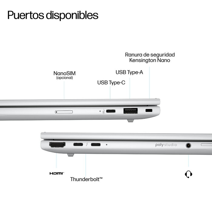 HP EliteBook 8 G1i 14 pouces, Intel Core Ultra 5, 16 Go RAM, 512 Go SSD