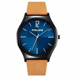 Police PL.15918JSB-03 avec bracelet en cuir marron