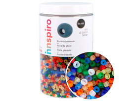 Innspiro Mélange de Rocaille de Verre Ronde Glaisée 3,8mm 6/0