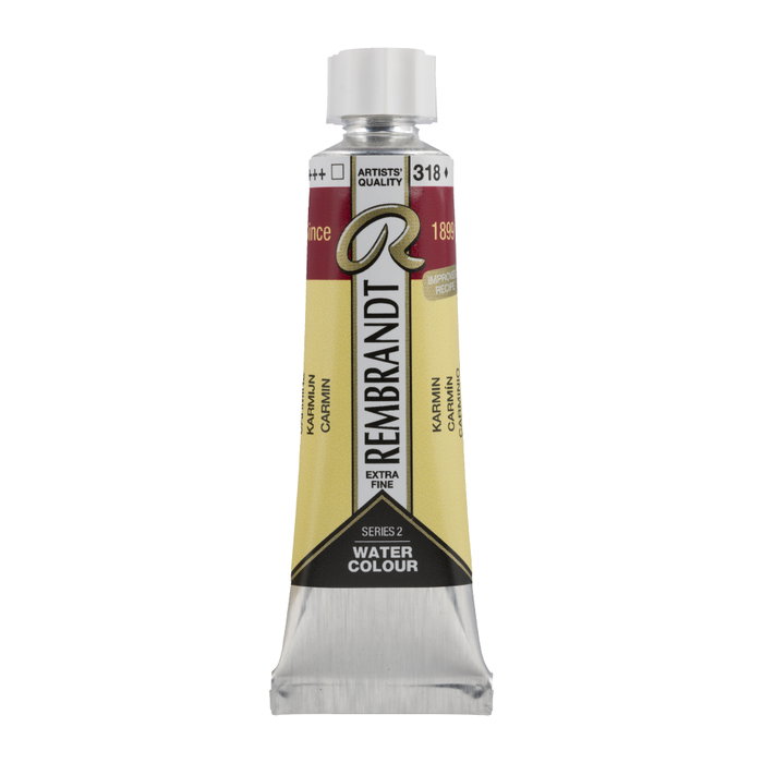 Rembrandt Aquarelle en Tube Carmin 318 10 ml Rembrandt Aquarelle en Tube Carmin 318 10 ml